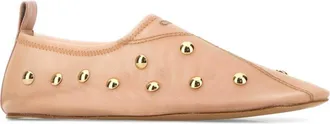 Chlo&eacute; Womens Rita Ballet Flat Beige Nylon
