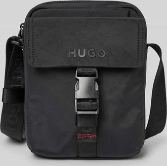 HUGO BOSS Handtasche mit Label-Detail Modell Marsel in Black, Größe 1