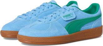Puma Palermo Shoes Womens Boots Team Light Blue/Sport Green/Gum : 10.5 B - Medium, Leather/Textile