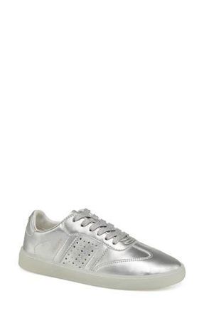 J/Slides Hunter Leather Sneaker in Silver at Nordstrom Rack, Size 8.5
