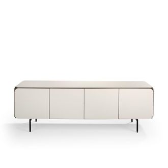 Pondecor Interiorismo Mueble TV para sal&oacute;n lacado en crema mate