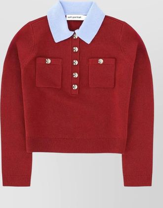 Self Portrait polo sweater