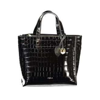 Furla Black Leather Womens Womens Bag