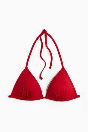 H&M Triangel-Bikinitop mit Push-up - Rot