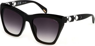 Police SPLL36 HEDRON 2 0700 Womens Sunglasses Black Size 54