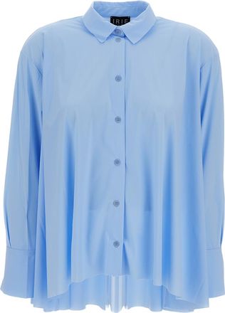 Iri&eacute; Clear Blue Button-Down Shirt with Classic Collar