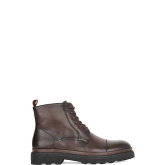 Sergio Moretti Lace-up Boots, male, Brown, 8 UK, Ankle Boots