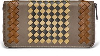 Bottega Veneta Intrecciato Leather Wallet - Brown