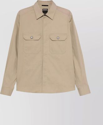 Ermenegildo Zegna long sleeve shirt chest pockets