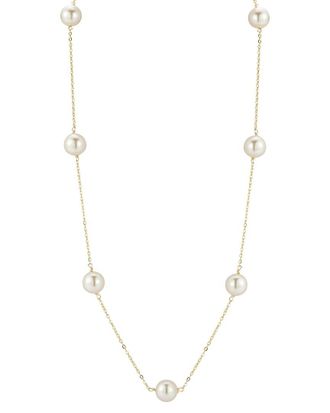 Glaze Jewelry 14K Plated 8Mm Pearl Necklace