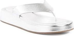 Seychelles Nautical Flip Flop in Silver at Nordstrom Rack, Size 8.5