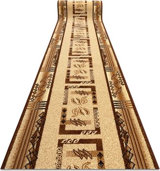 RugsX Passatoia Bcf Gianni Beige 100 Cm Beige 100x260 Cm