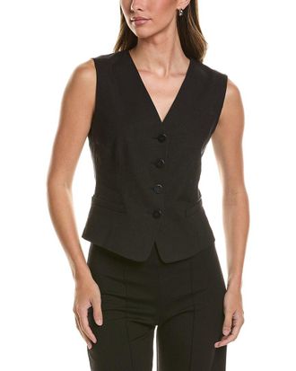 Theory Linen-Blend Vest