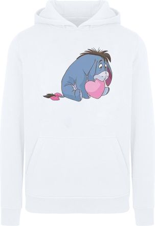 Disney Dames/Dames Winnie De Poeh Eeyore Mond Hoodie (Wit)
