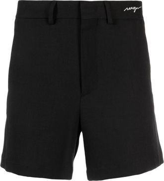 Msgm Casual Shorts - Heren - Korte Broeken - Zwart - S - Katoen - Korte Broeken