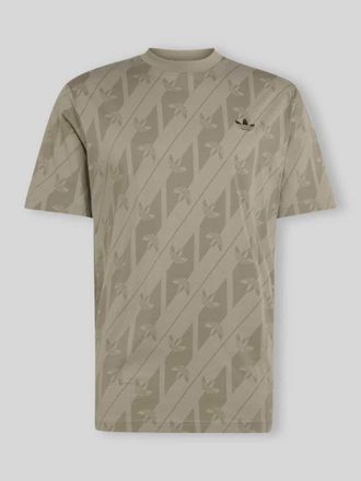 adidas Originals Regular Fit T-Shirt aus reiner Baumwolle in Silber, Gr&ouml;&szlig;e XXL