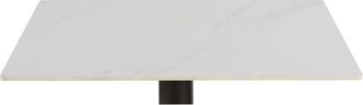 Maisons du monde Tablero de mesa profesional exterior efecto m&aacute;rmol para 2 personas, 70 cm