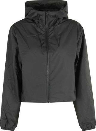 Rains Lohja Short Jacket - Dames - Zomerjassen - Zwart - L - Jassen