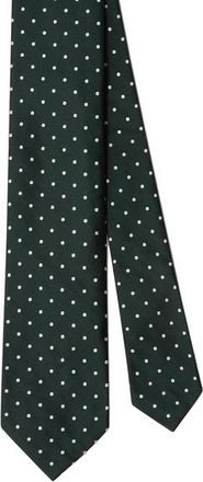 Robert Talbott Newman 7 Fold Sport Jacquard Necktie in Green at Nordstrom, Size Large