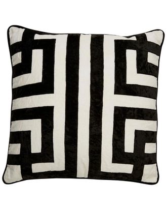Jaipur Living Rugs Geometric Pattern Linen Hand-Made Pillow