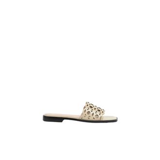 Coccinelle Sliders, female, Beige, Size: 10 US Slider Sandals