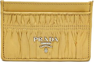 Prada Portacarte in pelle - Giallo