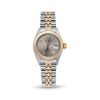 Rolex Pre-owned Rolex Datejust Automatic Chronometer Grey Dial Ladies Watch 79173 GYAJ