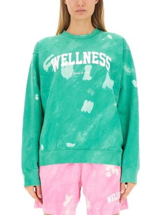 Sporty & Rich Relaxed Fit Tie-Dye Sweatshirt