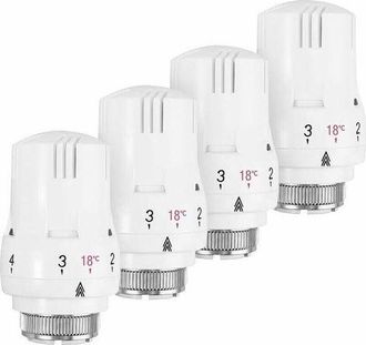 OEM Juego De 4 V&aacute;lvulas Termost&aacute;ticas Para Radiador, Cabezales Termost&aacute;ticos Para Radiador, V&aacute;lvulas Termost&aacute;ticas Para Radiador M30 X 1.5