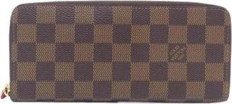 Louis Vuitton Pre-owned Wallets, female, Brown, Size: ONE SIZE Pre-owned Canvas wallets