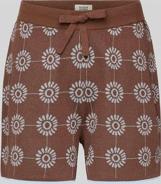 Scotch & Soda Regular Fit Shorts mit Tunnelzug in Mittelbraun, Gr&ouml;&szlig;e L