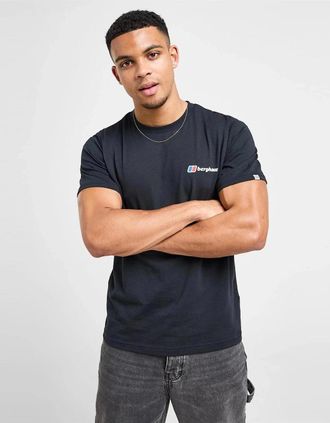 Berghaus Mens Berghaus Mount Diagram Mens T-Shirt Black - Size: 36