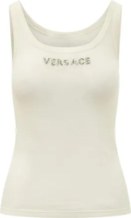 Versace Donna, Top, Beige, M, new