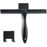 OEM Escobilla De Ducha - 25,4 Cm - Negro Mate - Escobilla Multifuncional De Acero Inoxidable Para Ba&ntilde;os, Paredes De Ducha, Espejos, Azulejos Y Ventanas De