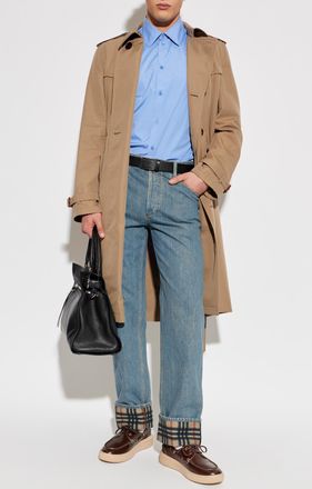 Burberry Trench Coat Foxfield, Mens, Brown
