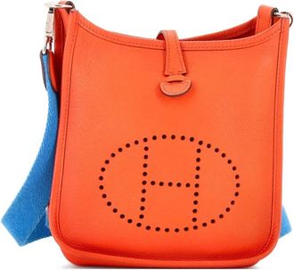 Herm&egrave;s Evelyne Bag Gen III Epsom TPM crossbody bag - Arancione
