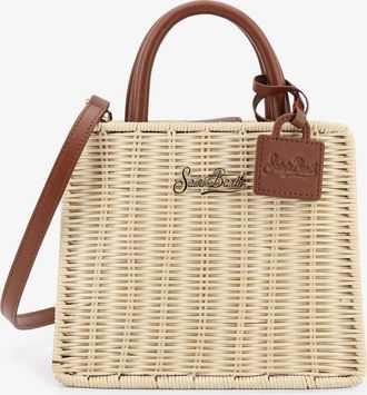 MC2 Saint Barth Borsa a tracolla Shop Bag Mini in vimini - MC2 SAINT BARTH - gender_Woman
