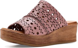 Miz Mooz Wesley Wedge Sandals Womens Wedge Shoes Blush : EU 42 (US Womens 10.5-11) B - Medium, Leather