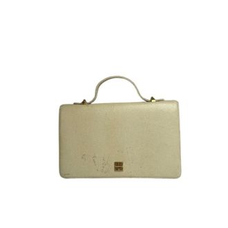 Givenchy Pre-owned Handbags, female, White, Size: ONE SIZE Pre-owned Leather Handbag