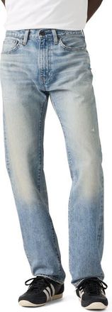Levi's 505 Relaxed Straight Leg Selvedge Jeans in Back At It Dx Selvedge at Nordstrom, Size 32 X 32