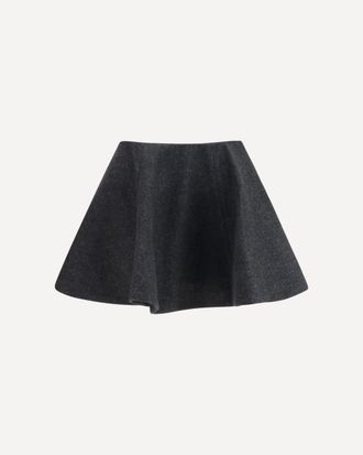 Ganni Wool Peacoat Skirt Female 34