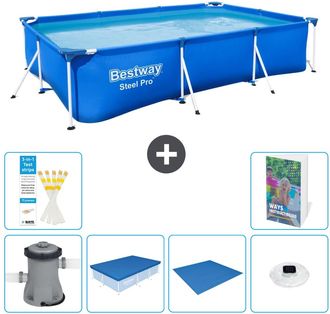 Bestway Piscina Bestway Steel Pro Rectangular - 300x201x66 Cm - 7-piezas S248