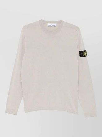 Stone Island organic cotton crew neck knitwear jumper