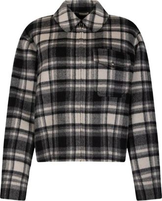 Woolrich Chaqueta Ligera de Lana Doble - Jackets - Mujer - Multicolor - M