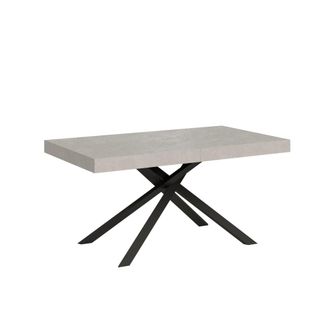 ITYhome Mesa extensible 90x160/264 cm efecto madera, cachemira