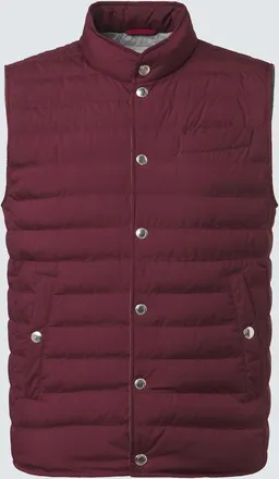 Brunello Cucinelli Technical down vest