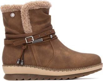 Xti Womens Faux Shearling Lined Ankle Booties Refresh Collection By XTI
