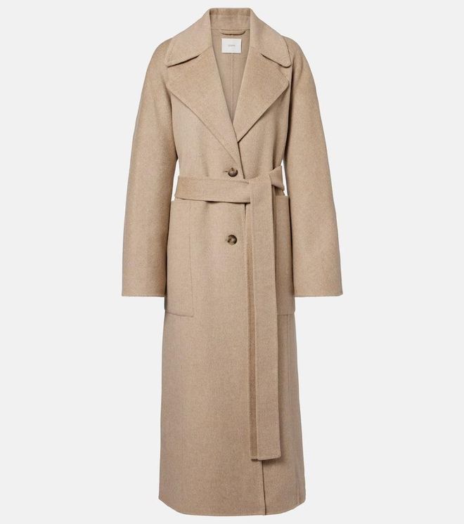 Spencer wool and cashmere coat