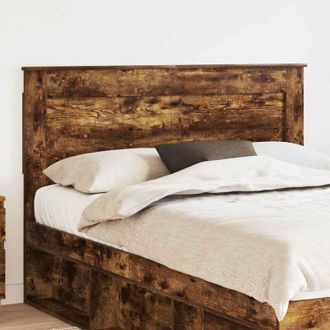 vidaXL Headboard with Headboard Grey Sonoma 140 cm Engineered Wood vidaXL