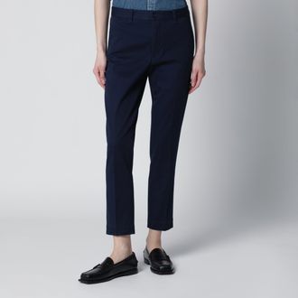 Polo Ralph Lauren Navy blue cotton trousers